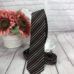 Vintage BCBG silk tie preppy business office attire